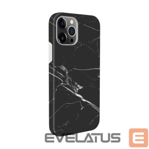Back panel cover Evelatus Apple iPhone 12 Pro Max Premium Silicone case Customized Print Black