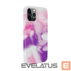 Back panel cover Evelatus Apple iPhone 12 Pro Max Premium Silicone case Customized Print Purple
