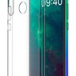 Back panel cover Evelatus Huawei P40 Lite E Clear Silicone Case 1.5mm TPU Transparent