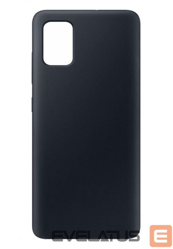 Back panel cover Evelatus Samsung Galaxy A31 Nano Silicone Case Soft Touch TPU Black