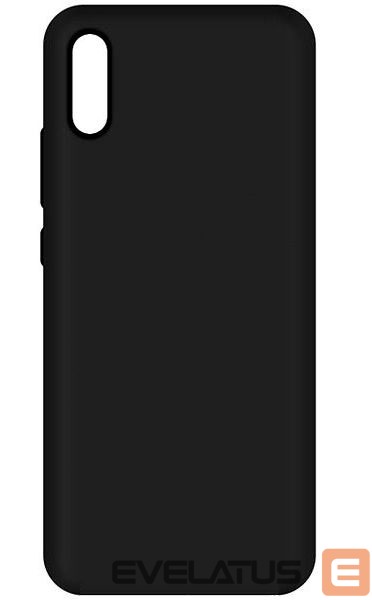 Back panel cover Evelatus Xiaomi Redmi 9A / 9AT / 9i Nano Silicone Case Soft Touch TPU Black