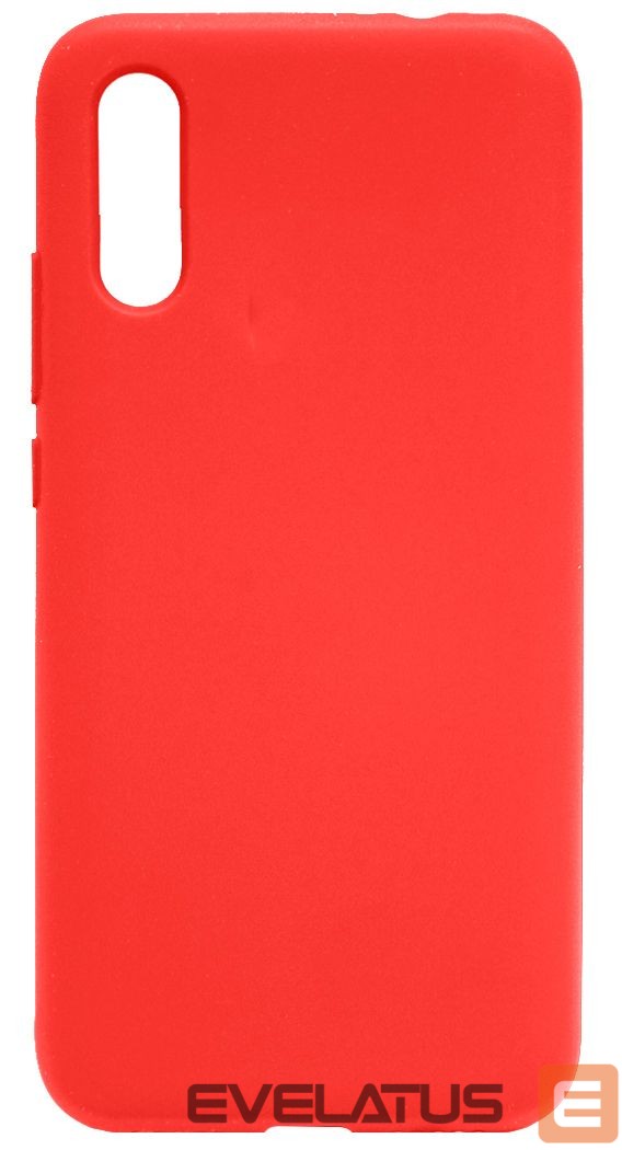 Back panel cover Evelatus Xiaomi Redmi 9A / 9AT / 9i Nano Silicone Case Soft Touch TPU Red
