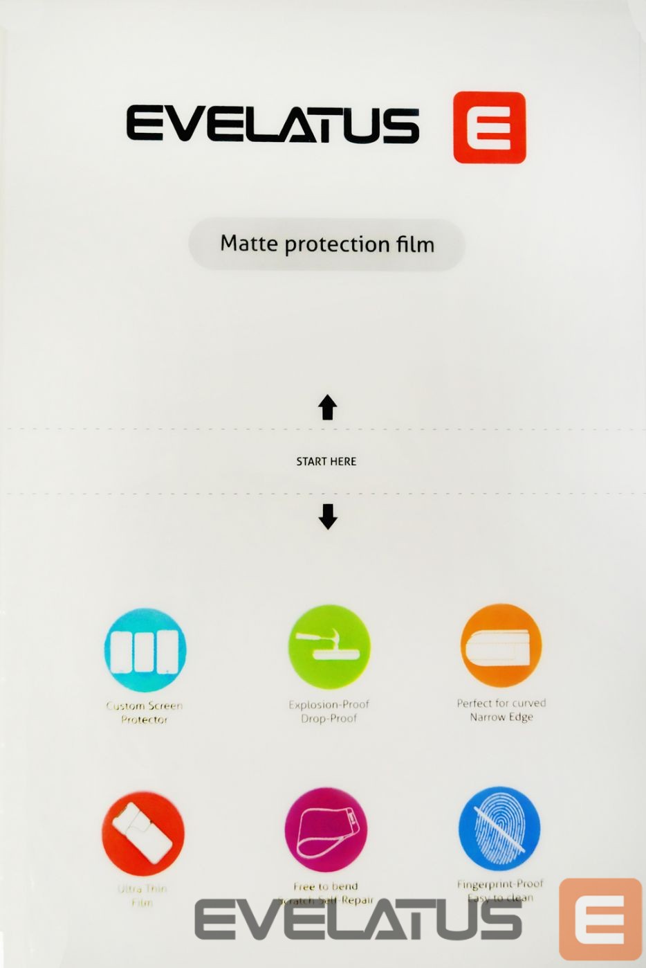 Protective film Evelatus Universal Matte Explosion-proof film for cutter