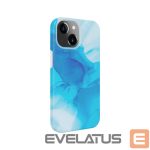 Back panel cover Evelatus Apple iPhone 14 Premium Silicone case Customized Print Blue