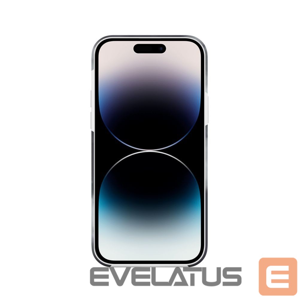 Back panel cover Evelatus Apple iPhone 14 Pro Premium Silicone case Customized Print Gray