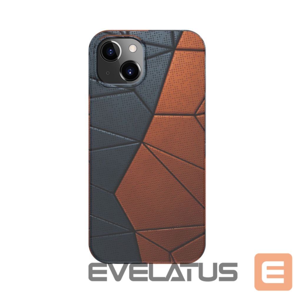 Back panel cover iLike Apple iPhone 14 Cover Prowhite Customized Print Design Blue Red