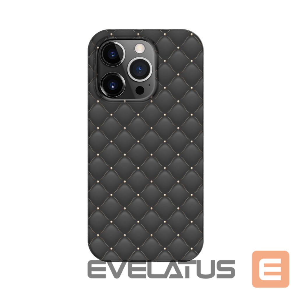 Back panel cover iLike Apple iPhone 14 Pro Max Cover Prowhite Customized Print Design Gray