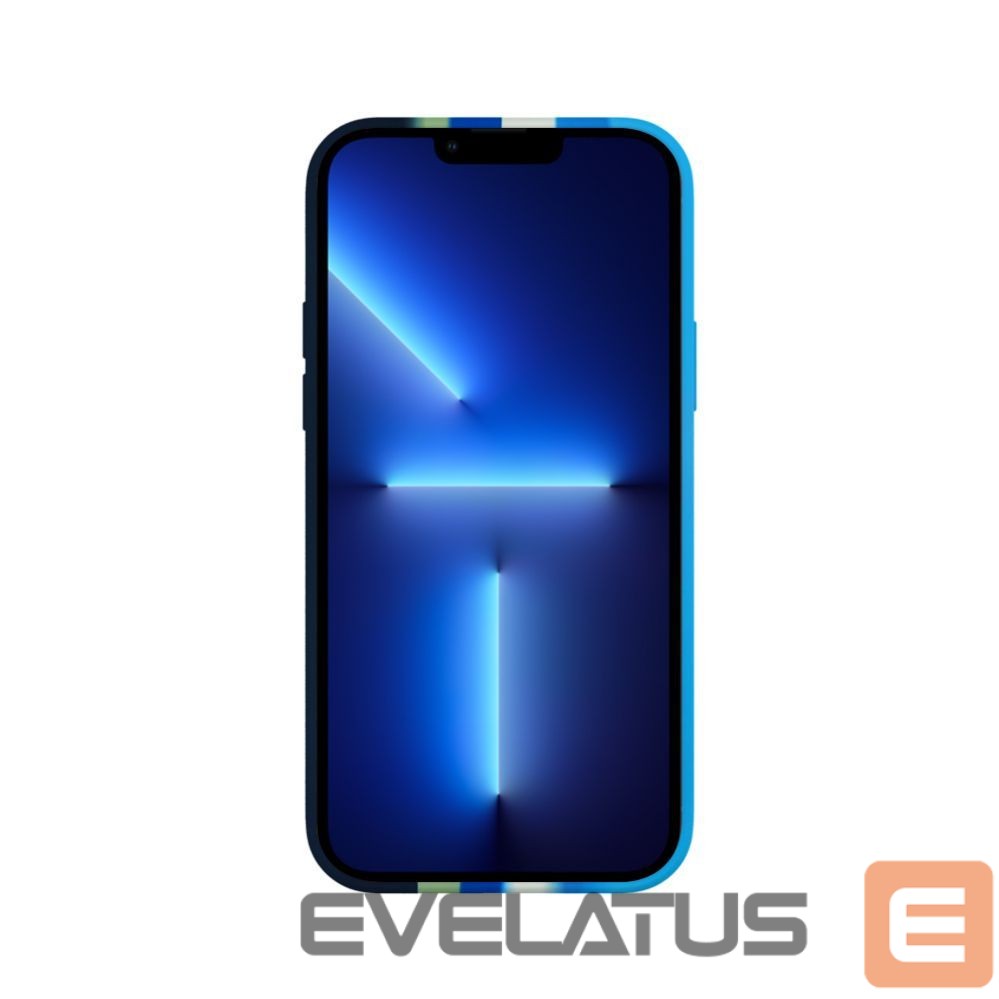 Back panel cover Evelatus Apple iPhone 13 Pro Silicone case Multi-Colored Blue