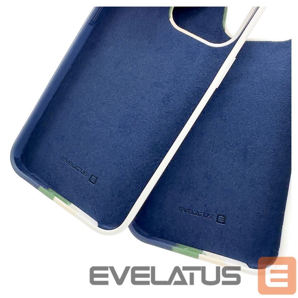 Back panel cover Evelatus Apple iPhone 13 Pro Silicone case Multi-Colored Green