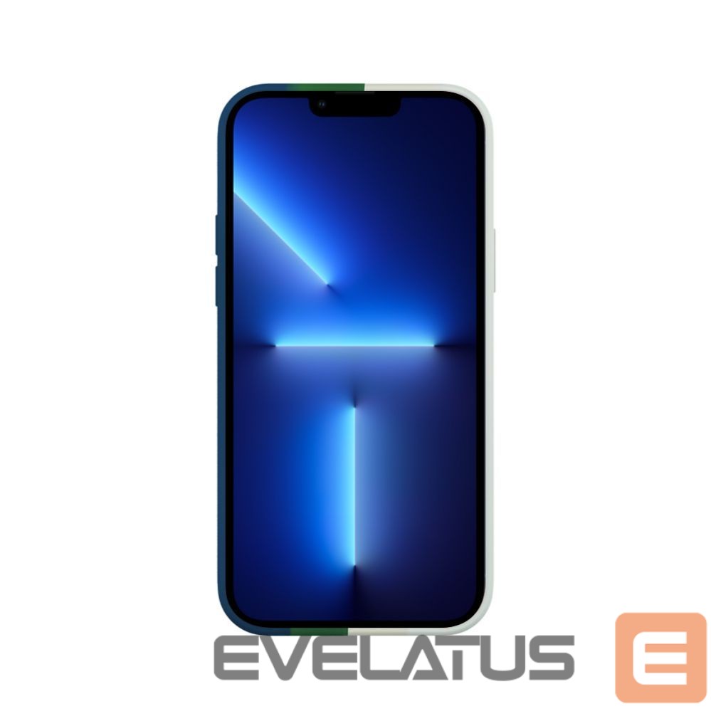 Back panel cover Evelatus Apple iPhone 13 Pro Silicone case Multi-Colored Green