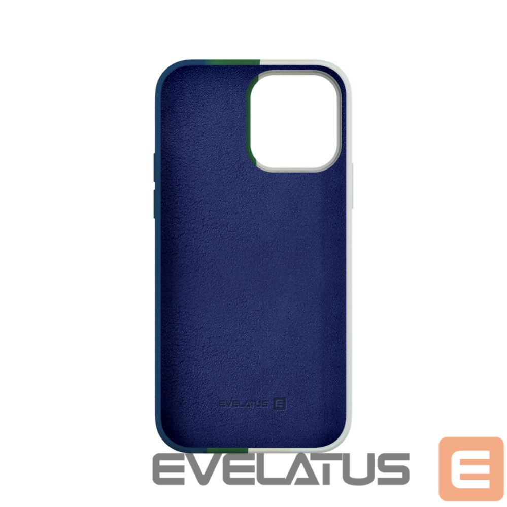 Back panel cover Evelatus Apple iPhone 14 Pro Max Silicone case Multi-Colored Green