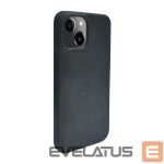 Back panel cover iLike Apple iPhone 14 Silicone plastic case Eco Print Design Black