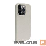 Back panel cover iLike Apple iPhone 14 Pro Max Silicone plastic case Eco Print Design White