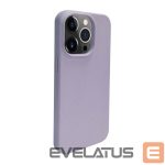 Back panel cover iLike Apple iPhone 14 Pro Max Silicone plastic case Eco Print Design Flower Purple