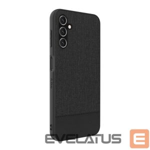 Back panel cover iLike Samsung Galaxy A14 5G Plastic Leather Back Cover Black
