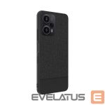 Back panel cover iLike Xiaomi Redmi Note 12 / Poco X5 Plastic Leather Back Cover Black