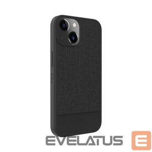 Back panel cover iLike Apple iPhone 14 Plastic Leather Back Cover Black