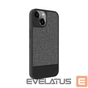 Back panel cover iLike Apple iPhone 14 Plastic Leather Back Cover Gray