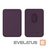 Case universal pocket Evelatus Universal iPhone Genuine leather wallet with MagSafe Deep Purple