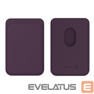 Case universal pocket Evelatus Universal iPhone Genuine leather wallet with MagSafe Deep Purple