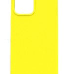 Back panel cover Evelatus Apple iPhone 12 mini Premium Soft Touch Silicone Case Lemon Yellow