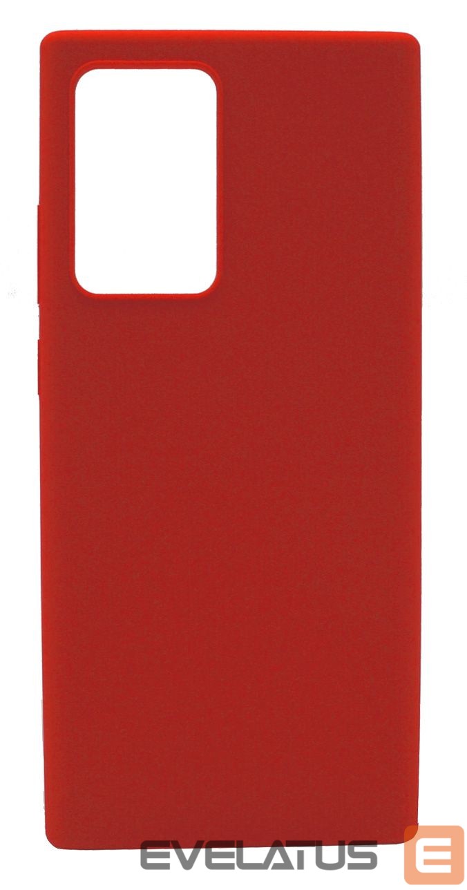 Back panel cover Evelatus Samsung Galaxy Note 20 Ultra Premium Soft Touch Silicone Case Red