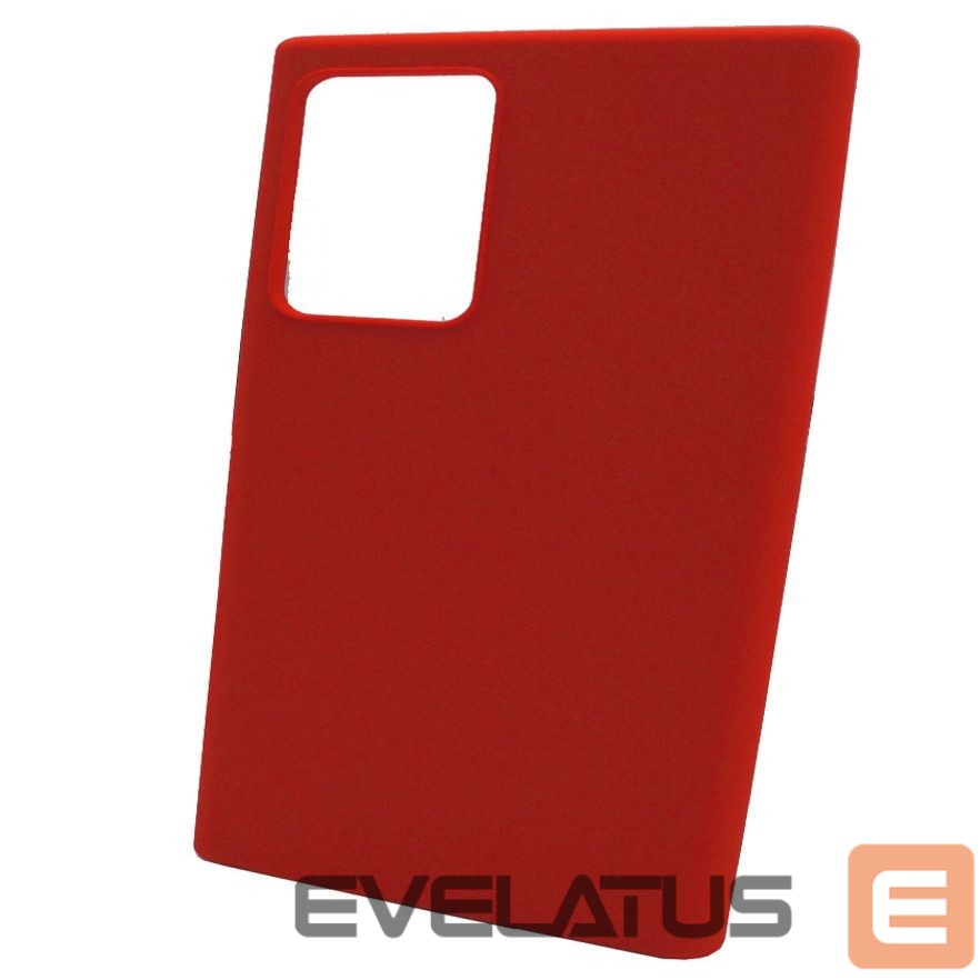 Back panel cover Evelatus Samsung Galaxy Note 20 Ultra Premium Soft Touch Silicone Case Red