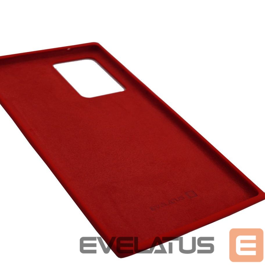Back panel cover Evelatus Samsung Galaxy Note 20 Ultra Premium Soft Touch Silicone Case Red