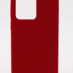 Back panel cover Evelatus Samsung Galaxy S20 Ultra Premium Soft Touch Silicone Case Red