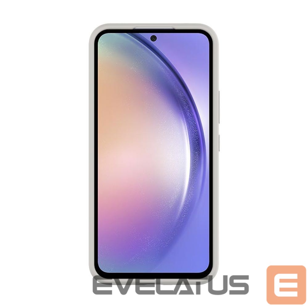 Back panel cover Evelatus Samsung Galaxy A54 Premium Soft Touch Silicone Case Beige