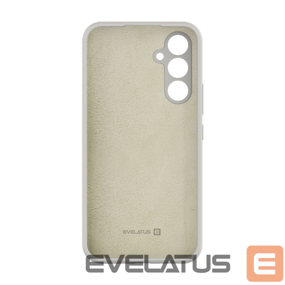 Back panel cover Evelatus Samsung Galaxy A54 Premium Soft Touch Silicone Case Beige