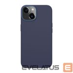 Back panel cover Evelatus Apple iPhone 13 Premium Magsafe Soft Touch Silicone Case Blue