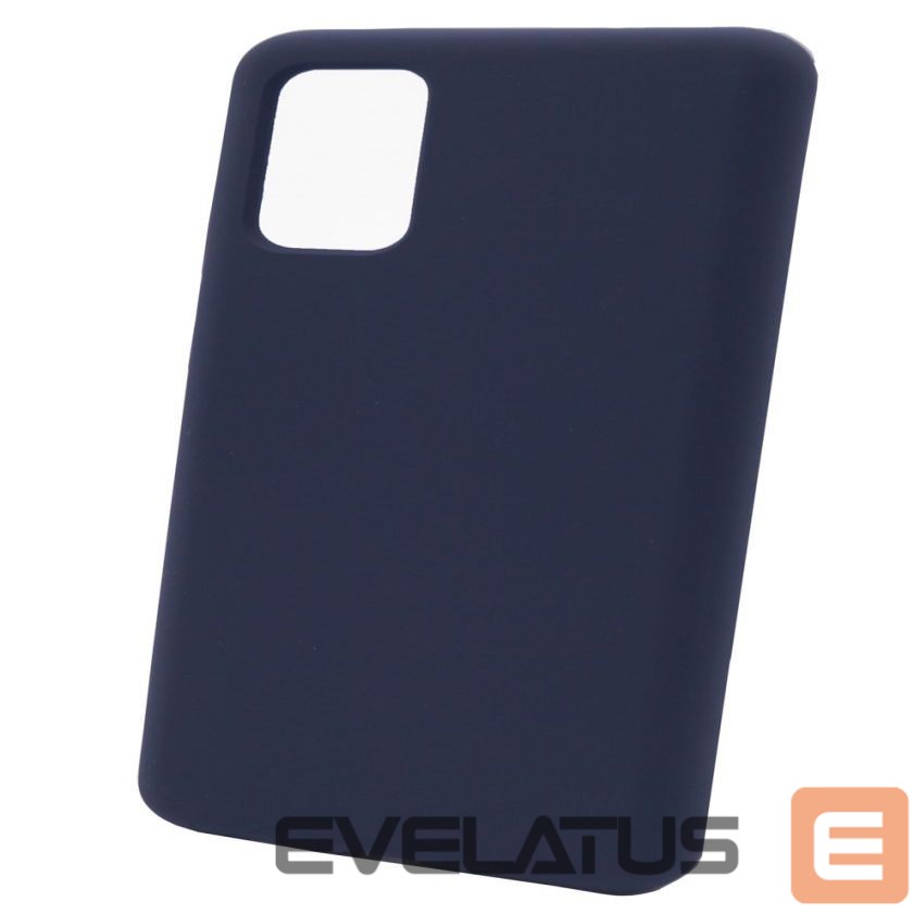 Back panel cover Evelatus Huawei P40 Premium Soft Touch Silicone Case Midnight Blue