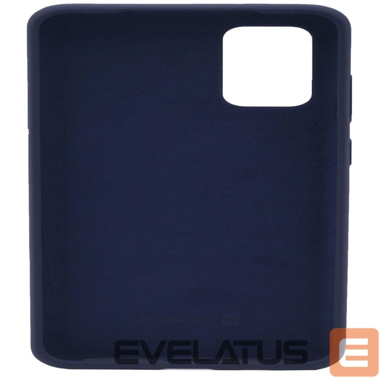 Back panel cover Evelatus Huawei P40 Premium Soft Touch Silicone Case Midnight Blue