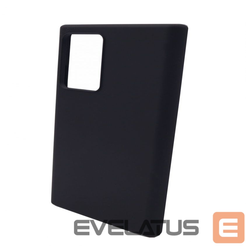 Back panel cover Evelatus Huawei P40 Pro Premium Soft Touch Silicone Case Black