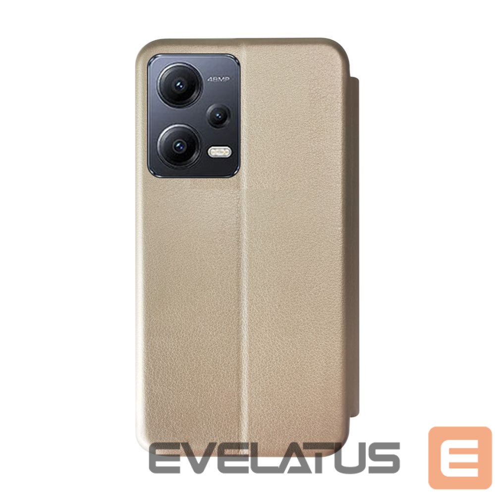 Book case iLike Xiaomi Redmi Note 12 / Poco X5 Book Case Gold