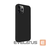 Back panel cover iLike Apple iPhone 12 Pro Max Nano Silicone case Black