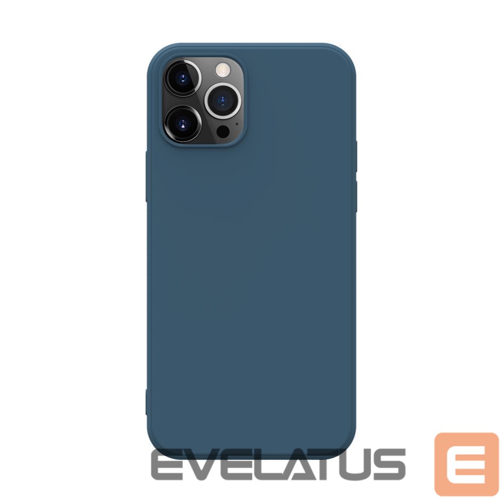 Back panel cover iLike Apple iPhone 12 Pro Max Nano Silicone case Midnight Blue