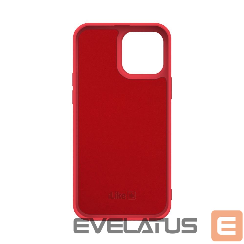 Back panel cover iLike Apple iPhone 13 Pro Max Nano Silicone case Red