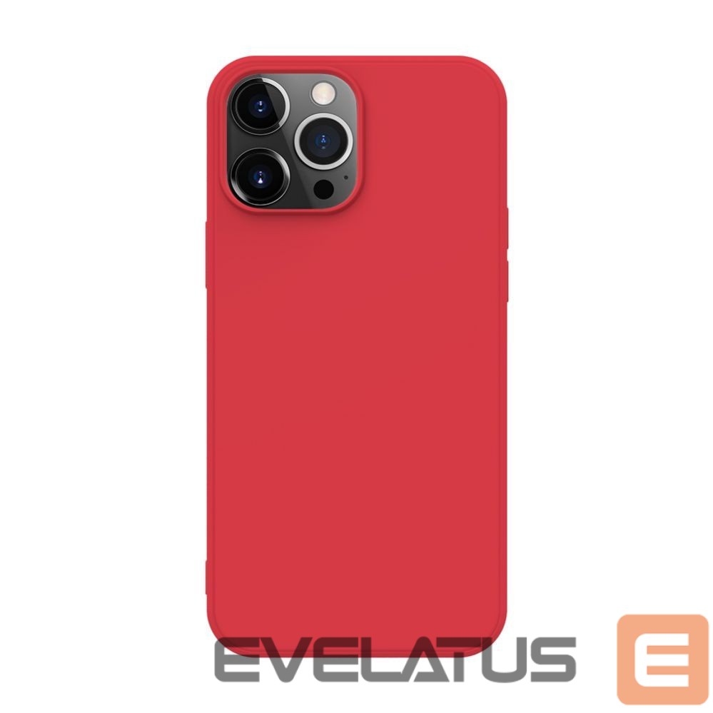 Back panel cover iLike Apple iPhone 13 Pro Max Nano Silicone case Red