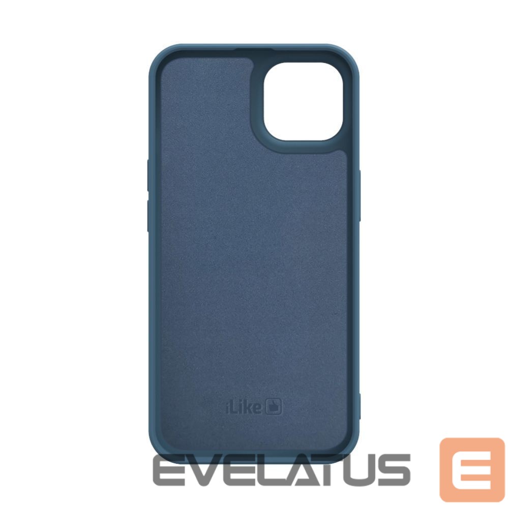 Back panel cover iLike Apple iPhone 14 Nano Silicone case Midnight Blue