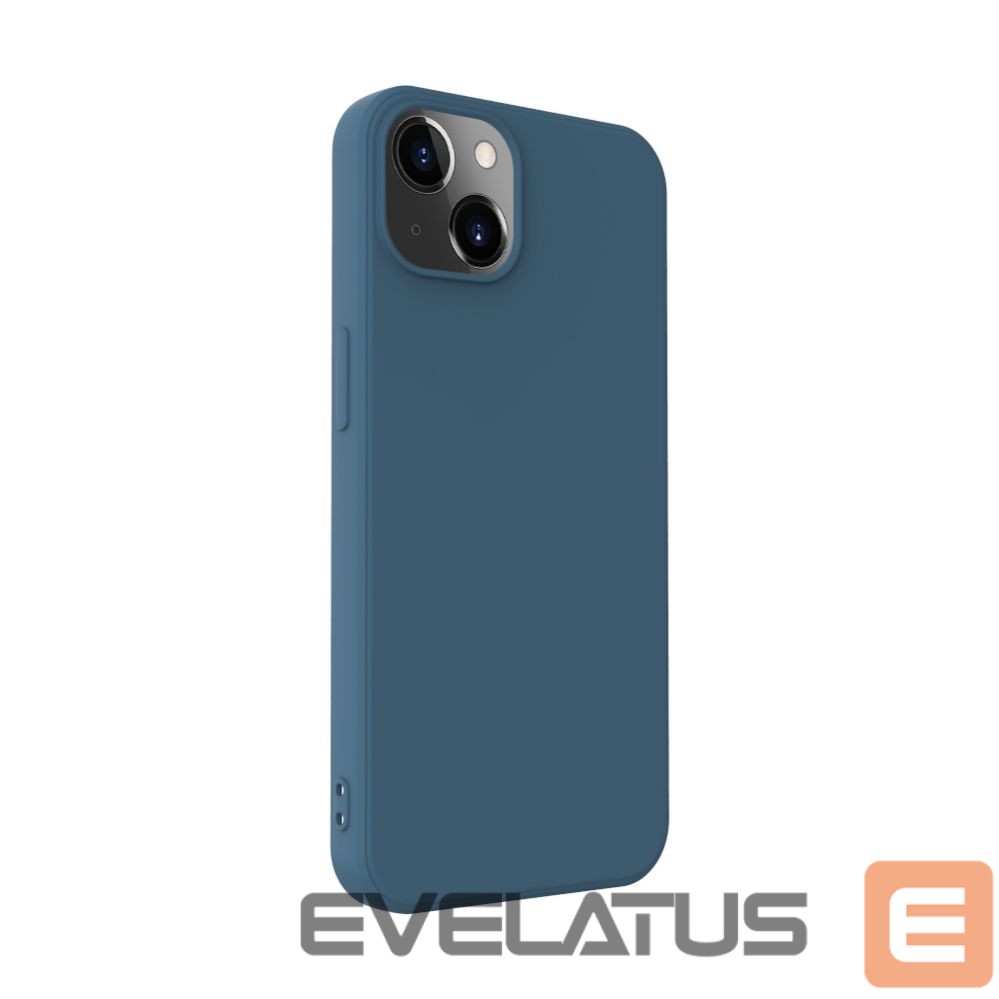 Back panel cover iLike Apple iPhone 14 Nano Silicone case Midnight Blue
