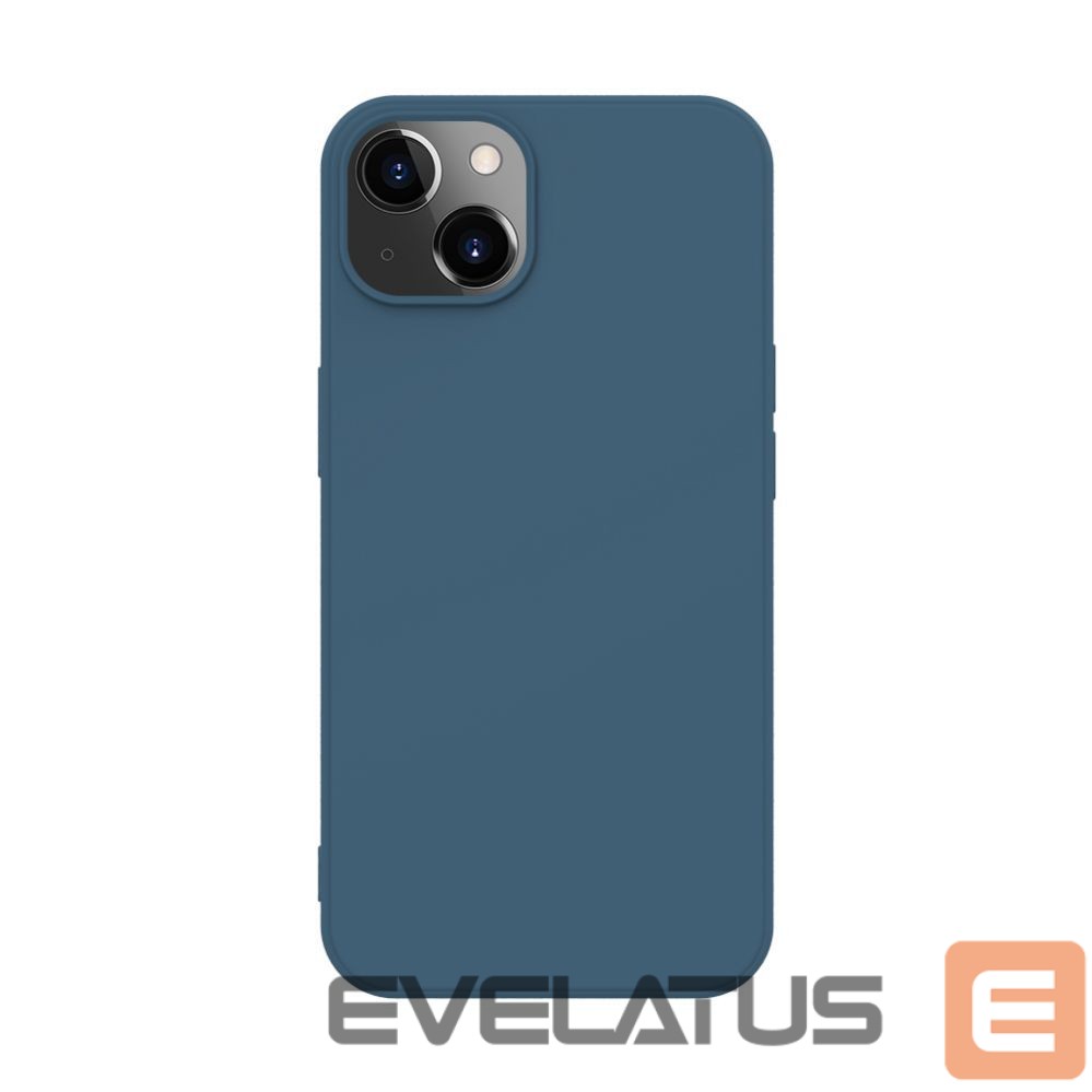 Back panel cover iLike Apple iPhone 14 Nano Silicone case Midnight Blue