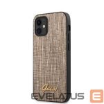 Back panel cover Guess Apple iPhone 12 mini 5.4'' Lizard Cover Gold