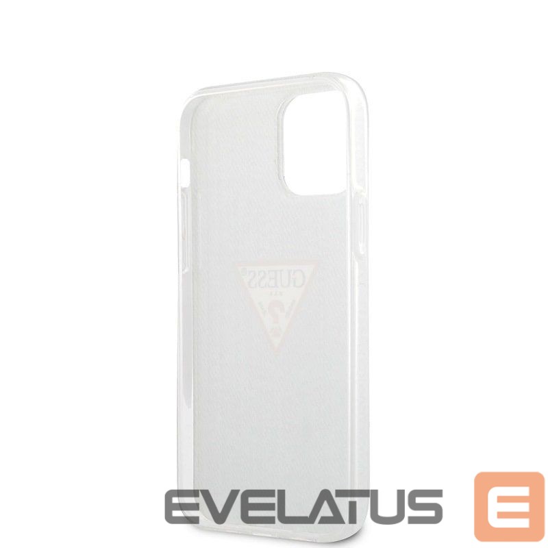 Back panel cover Guess Apple iPhone 12 mini 5.4'' PC/TPU Denim Triangle Cover Light Blue