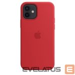Back panel cover Apple  Silicone Case with MagSafe  for iPhone 12 mini Red