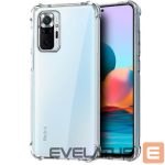 Back panel cover Evelatus Xiaomi Redmi Note 10 Pro Military Shockproof Silicone Case TPU Transparent