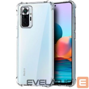 Back panel cover Evelatus Xiaomi Redmi Note 10 Pro Military Shockproof Silicone Case TPU Transparent
