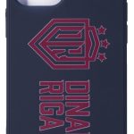Back panel cover Evelatus - iPhone 12 Pro Soft Touch Silicone Case DR Logo N3 Red Black