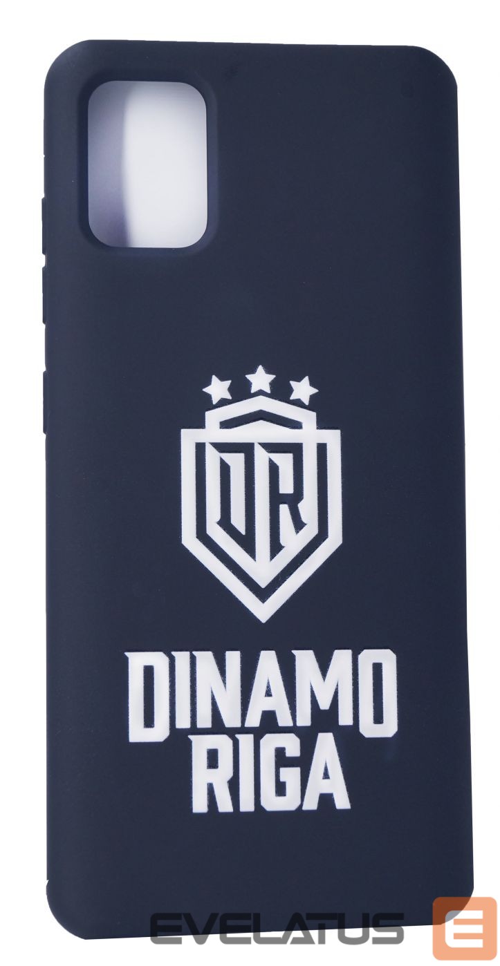 Back panel cover Evelatus Samsung A41 Soft Touch Silicone Case DR Logo N4 White Black